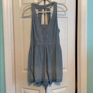 Denim romper